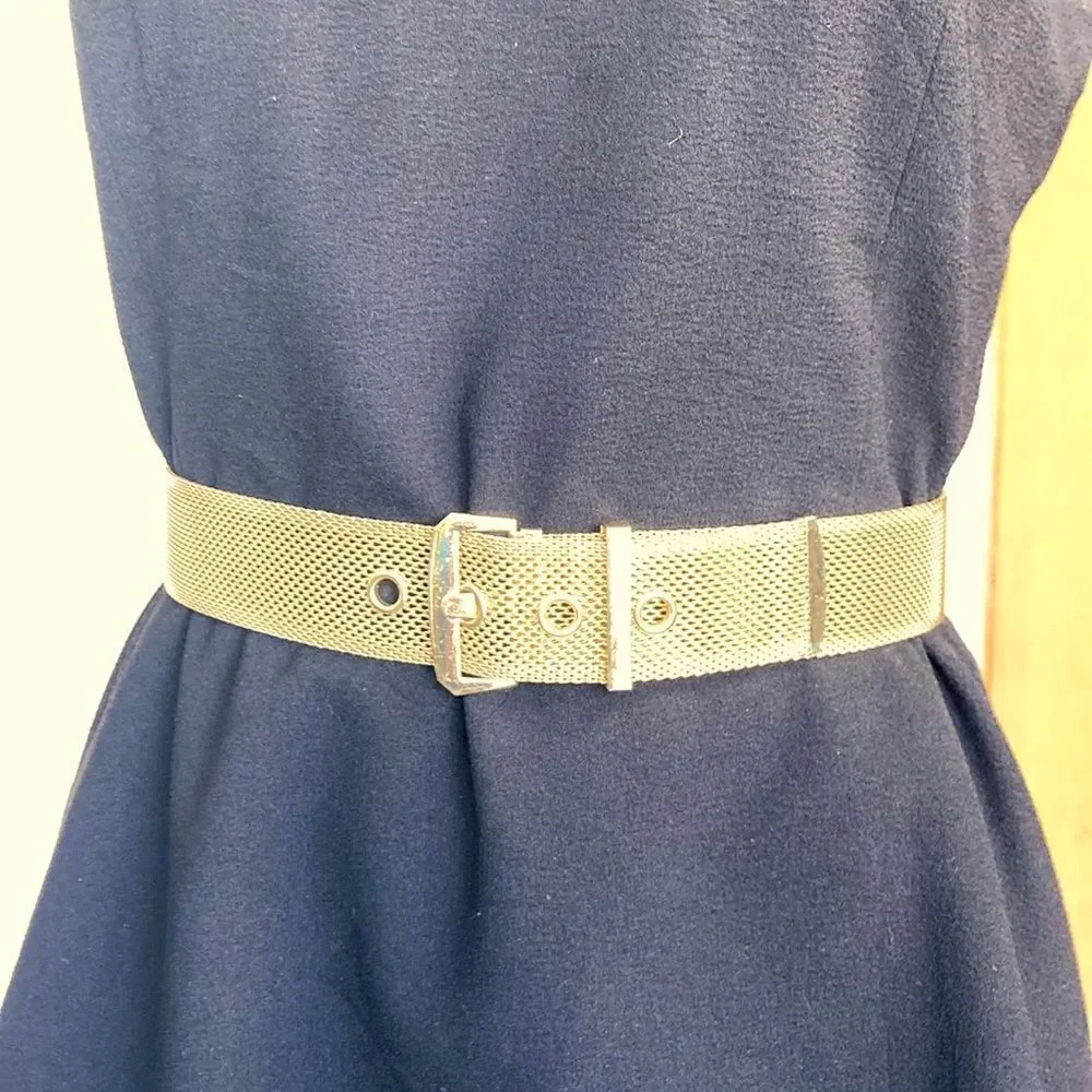 Vintage gold metal belt